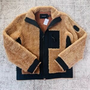 NWT Coach Shearling Jacket